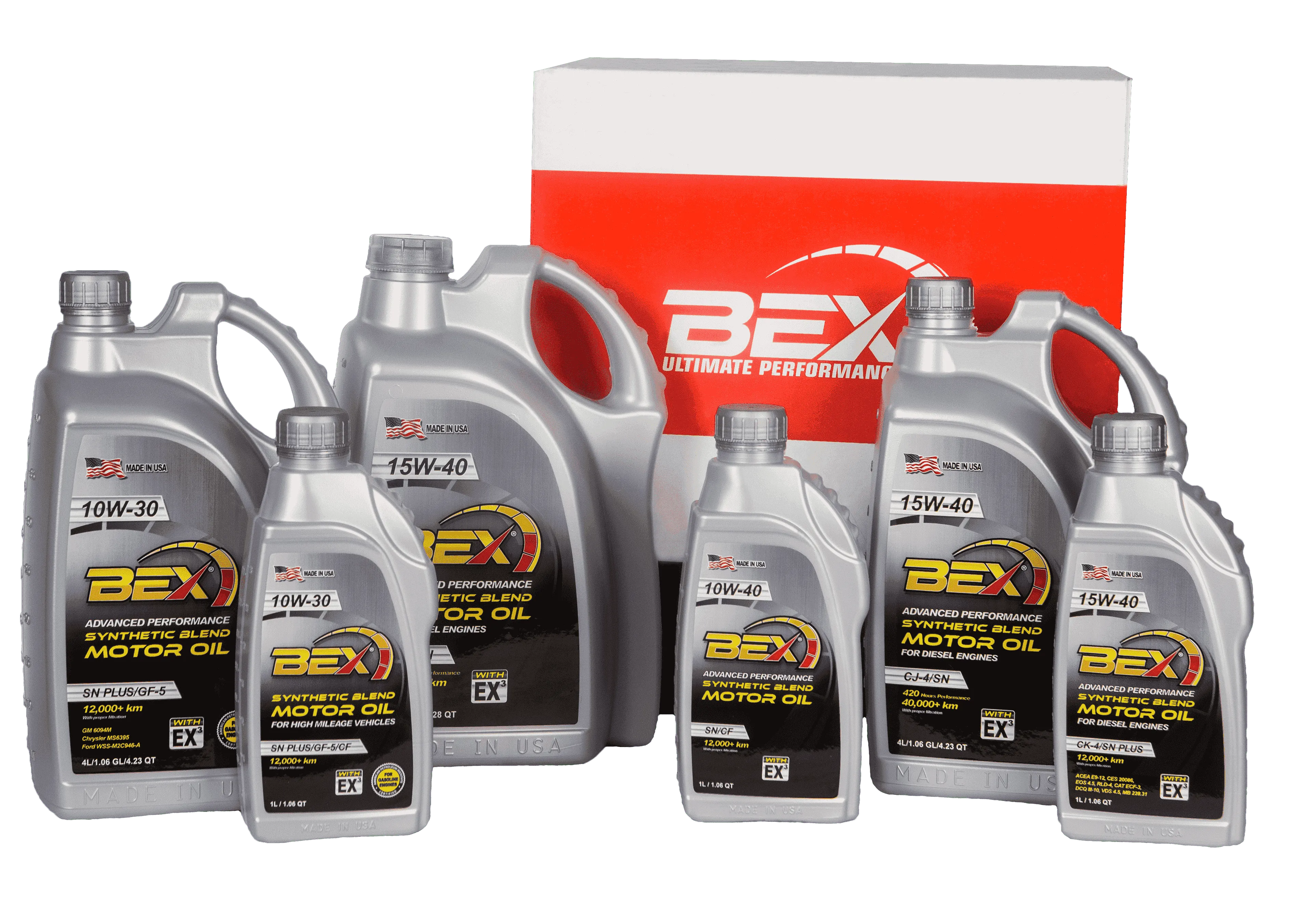 Synthetic Blend Gasoline Engine Oils